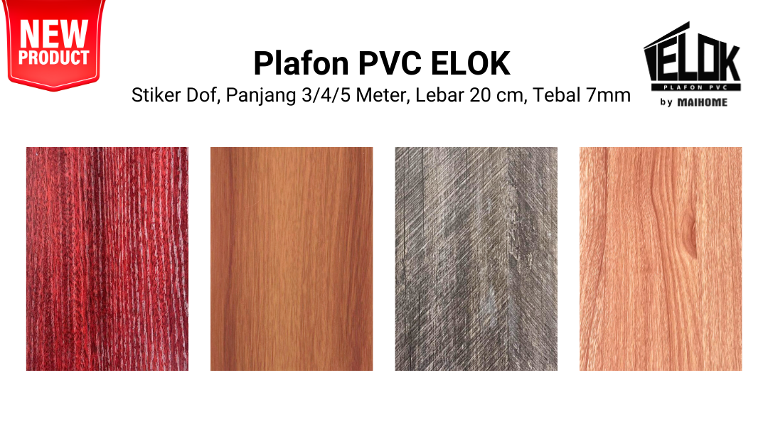Plafon PVC Glossy Lebar 20 cm