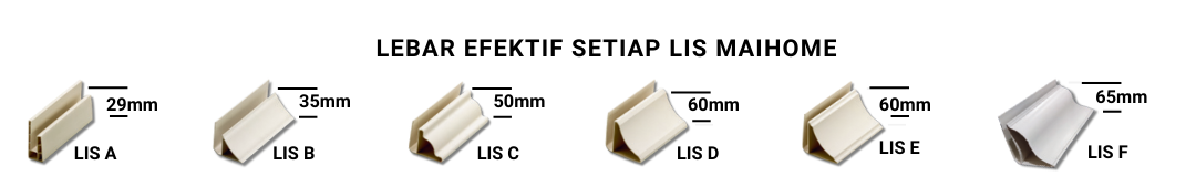 lis ukuran